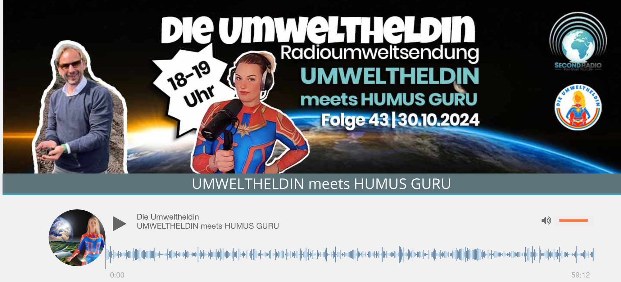 Podcast Umwelthelden mit dem Humus Guru